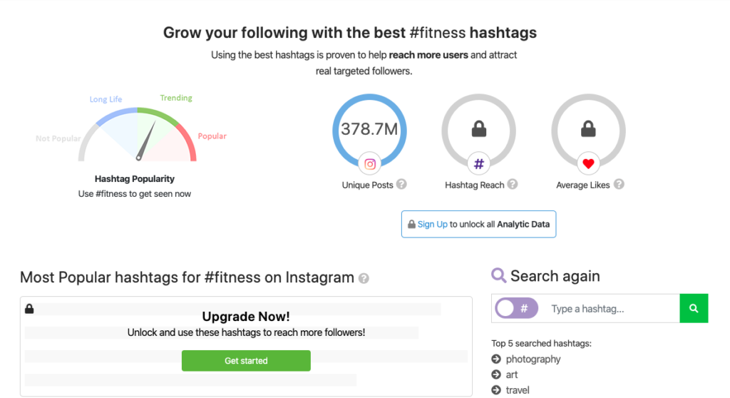Instagram Growth using Popular and Trending Hashtags